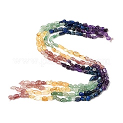 Нити бусин из натурального клубничного кварца&nbsp;G-L610-B15-01