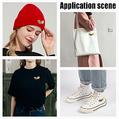 Аксессуары для одежды со стеклянными стразами PATC-WH0001-15