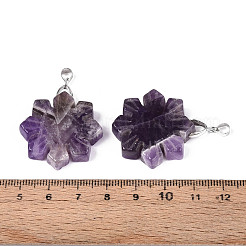 Подвески из натурального аметиста  G-T144-12D
