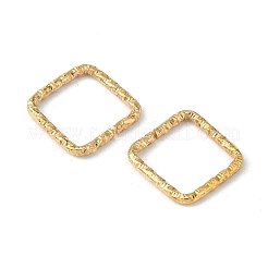 鉄製のねじれた丸カン  ライトゴールド  13x13x1.5mm  約990~1000個/袋&nbsp;IFIN-WH0062-06KCG