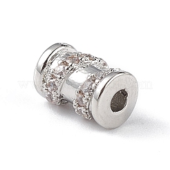 Покрытие стойки латунь микропаве прозрачные кубические циркониевые бусины KK-C019-29P