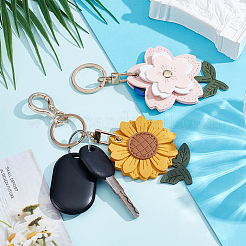 2 шт. 2 стиля защитных чехлов из искусственной кожи с защитой от потери&nbsp;AJEW-NB0008-57