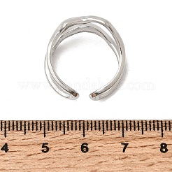 Offene Manschettenringe aus Edelstahl 304&nbsp;STAS-H259-03P