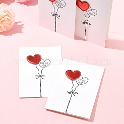 4 шт. поздравительные открытки из крафт-бумаги AJEW-FS0001-30B