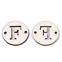 Необработанные соединители звеньев из натурального тополя WOOD-S045-140B-01F