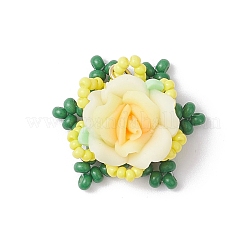 3 шт. подвески из стеклянных бусин PALLOY-MZ01012