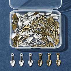 60 шт. 2 цвета подвески из сплава в тибетском стиле TIBEP-FS0001-23