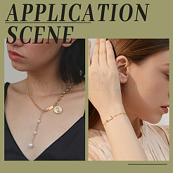 24шт 3 цвета латунные бусины&nbsp;KK-DC0002-49