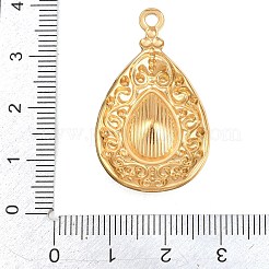 Anhänger aus emailliertem Edelstahl 304 und klaren Zirkonia&nbsp;STAS-G392-02G-01
