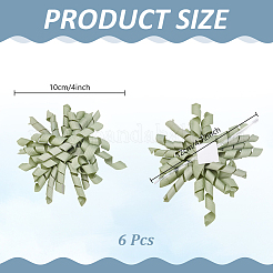 Полиэстеровый кудрявый бант AJEW-WH0348-650B