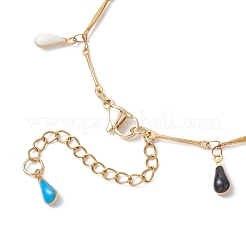 Браслеты с подвесками из нержавеющей стали 304&nbsp;BJEW-JB13052