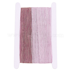 10 ярд двухцветной полиэстеровой ленты с морщинами OCOR-TA0001-91B