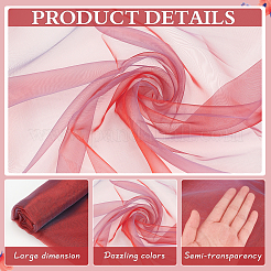 Polyester-Organza-Stoffe&nbsp;DIY-WH0622-114B