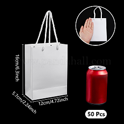 50 шт. прямоугольные картонные бумажные пакеты&nbsp;AJEW-NB0007-83