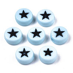 Непрозрачные акриловые бусины&nbsp;MACR-N008-32H