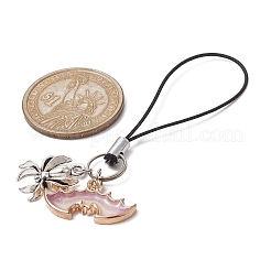 Мобильные ремешки из сплава эмали HJEW-JM01076