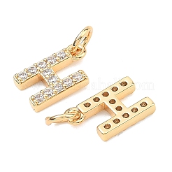 Ciondoli Shegrace in ottone con micro pavé di zirconi cubici trasparenti&nbsp;XGRQ29951-394G-H
