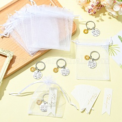 Брелки с цветочным узором из эмали&nbsp;KEYC-YW00209