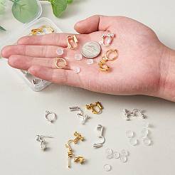 Латунные серьги-клипсы KK-TA0007-66