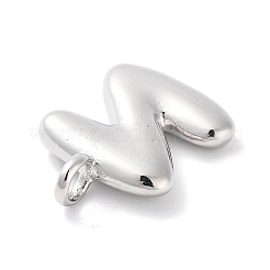 Подвески из латуни с покрытием стойки с буквами-шариками&nbsp;X-KK-C050-01P-Z