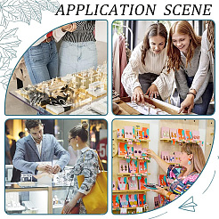 Акриловые подставки для сережек с наклоном назад ODIS-WH0099-03