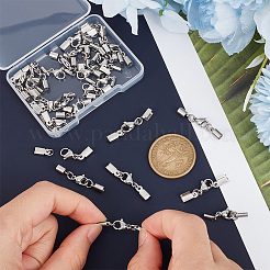 30 ensemble de 3 styles de fermoirs mousquetons en acier inoxydable 304&nbsp;STAS-UN0047-74