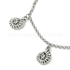7 x Charm-Armband aus Legierung.&nbsp;BJEW-JB13656