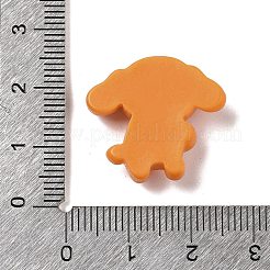 Weihnachtshasen Motiv opake Decoden Cabochons aus Kunstharz&nbsp;RESI-S397-01E