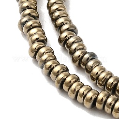 Гальванические нити из синтетических немагнитных гематитовых бусин&nbsp;G-I364-I01-01B