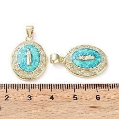 Покрытие стойки латунь микропаве прозрачные подвески из кубического циркония&nbsp;KK-C041-06I-G