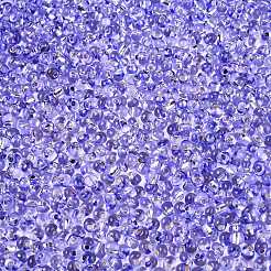 6/0 прозрачная стеклянная бахрома с краской для выпечки&nbsp;X1-SEED-N006-06I