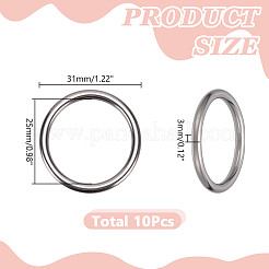 Нержавеющая сталь связи кольца STAS-AR0002-65A-P
