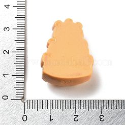 Красочные свиньи тематика непрозрачные смоляные кабошоны CRES-U002-02C