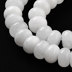 Fili di perline giada bianco naturale&nbsp;LS-G-E507-01M