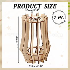 Kits de construcción de jarrones de madera para ramos de flores.&nbsp;DIY-WH0899-68B