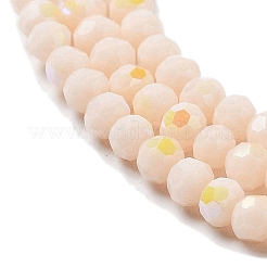 Chapelets de perles en verre opaques&nbsp;LS-EGLA-A035-P3mm-L05