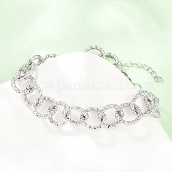 Gehämmerte Rolo-Armbänder aus Edelstahl 304 für Damen&nbsp;BJEW-A160-10P