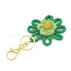6 шт. плетеные брелоки в виде цветов&nbsp;KEYC-JKC01434