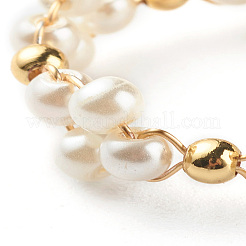 Стеклянные жемчужные бусины перстни X1-RJEW-TA00005