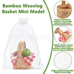 24 Stück Bambus-Webkorb-Minimodell&nbsp;AJEW-WA0001-76
