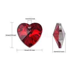 Стекло ручной работы подвески&nbsp;LS-GH14mm47Y-S