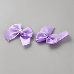Accessori per ornamenti in poliestere con fiocco&nbsp;LS-DIY-WH20009-62D
