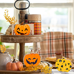 10 шт. МДФ деревянная пустая витрина украшения AJEW-BC0002-06A