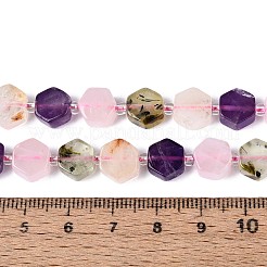 3 стиль нити из натуральных бусин розового кварца G-P534-A25-01