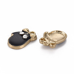 Pendentifs d'émail en alliage&nbsp;ENAM-N055-011C-NR