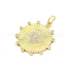 Латунные микро проложить кубического циркония подвески&nbsp;X-KK-D325-61G-02