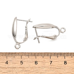 Латунная серьга-кольцо&nbsp;KK-C087-10P