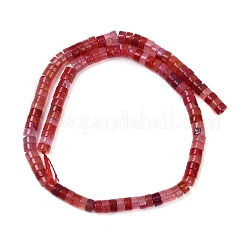 Окрашенные естественный агат бисер пряди&nbsp;G-U030-B01-04