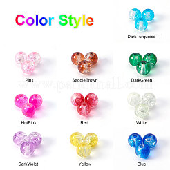 Выпечка раскрашенная бусина CCG-PH0002-8mm-02