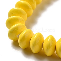 Перламутровые бусы ручной работы фарфора&nbsp;PORC-E017-02G